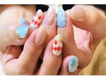 ネイルデコ(nail DECO)/バースデーネイル