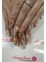 ネイルサロン アンジェリカ(Angelica)/No.75 ボタニカルネイル