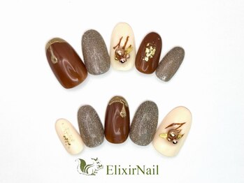 エリクサーネイル 新橋(Elixir Nail)/定額a シンプル/クーポン使用