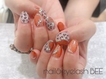 ネイルビー 銀座店(Bee)/ヒョウ柄ネイル