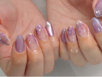 リノ(rino)/紫陽花ネイル
