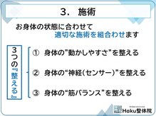 ハク整体院(Haku整体院)/3.施術