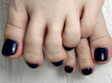 ブリスフルハピネス(Blissful happiness)/フットネイビーワンカラー