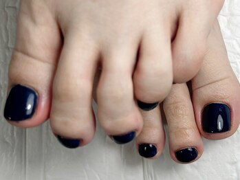 ブリスフルハピネス(Blissful happiness)/フットネイビーワンカラー