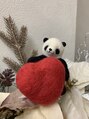 浅草 凛 パンダの羊毛フェルトチクチク作ってデザインフェスで販売♪