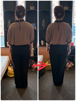 はあと/後ろ姿もキレイに