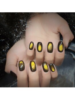 秋ネイルマグネット