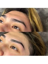 ボスブロウ 藤が丘駅前店(BOSS BROW)/ 【メンズ眉毛】　before　after