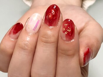 リリーヘブン(LILY HEAVEN)/春にも◎ニュアンスネイル