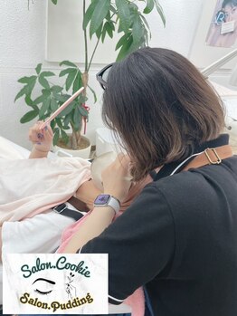 サロンドットクッキー 御影(Salon.Cookie)/眉メイクでお仕上げ