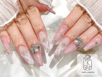 ちゅるちゅるワンホンネイル