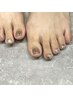 【ご新規様限定】フットネイル　艶色ワンカラー