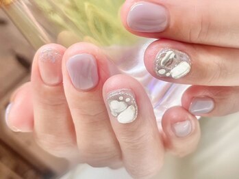 ラ マイ(La mai)の写真/家事や育児などで爪を伸ばせない方や、ショートネイルがお好きな方に★自慢したくなる理想の指先に♪