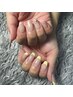 【ハンド】フレンチネイル　ベースカラー有　8500円