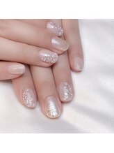 ピオニーネイル(peony nail)/冬の小花