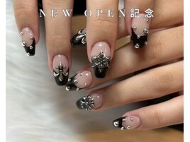 ラメグラネイル/リボンネイル