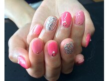 リエル(Riel)/シンプルピンクネイル☆新規5980