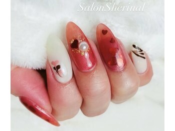 シェリナル 平岸店(Sherinal)/定額S☆バレンタインネイル