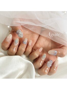 アゲート(Agate)/夏ネイル