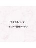 【モニター価格】下まつげパーマモニタークーポン ¥2500