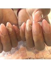 トータルサロン 白べぇーっ プラス/フラワーネイル6480円クーポン