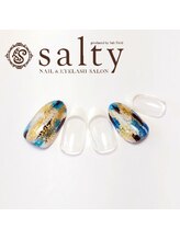 ネイルアンドアイラッシュサロン ソルティ 寺田町(salty)/フレンチネイル
