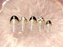ネイルサロン フローリア(nail salon Florir)/フレンチ　ヒョウ柄