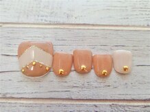 ブランロール 中目黒店(Blanl'or)/【Foot】シンプルおしゃれネイル