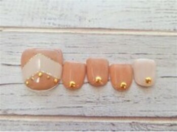 ブランロール 中目黒店(Blanl'or)/【Foot】シンプルおしゃれネイル