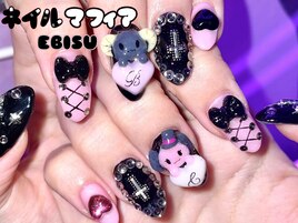 キャラ3Dネイル