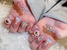 レアネイル 新宿(le'a nail)/ゴージャスデコ盛り