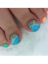 リアン(lien)/フット親指アート