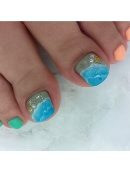 リアン(lien)/フット親指アート