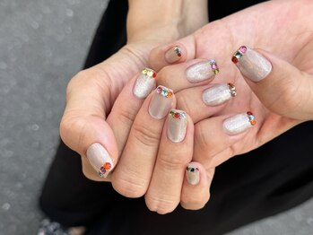 ダブリュー 深江橋店(W)/●カラフルラインストーン●