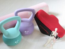 michi.【リラクゼーション/ストレッチ/肩こり/腰痛】の雰囲気(トレーニングは自重をメインとしつつ、ツールを使うことも。)