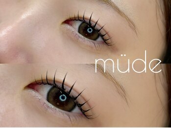 ミューデ 堀江店(mude)の写真/印象が劇的に変わる☆モチ◎【似合わせまつげパーマ+美眉スタイリングwax】で,貴女の魅力を最大限に引出す!