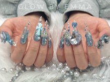 ロングネイルズ エマ(LongNails-Emma)/アート無店内パーツつけ放題