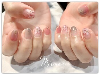 ミレイス 秋葉原(Mirace)/桜ネイル