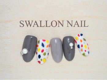 スワロンネイル(SWALLON NAIL)/9.10月定額ネイル★