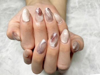 エーネイルルーム(A.Nail.room)/ニュアンス&マグネットネイル