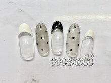 ミオリィ(meoli)/フレンチ＋ドットアート