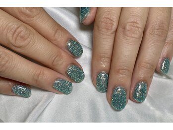ミアネイル 越谷店(mia nail)/韓国グリッターネイル