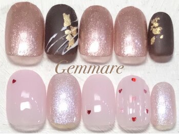 ジェンマーレ 青葉台店(Gemmare)の写真/爪の形や長さに合わせた施術で、指先が綺麗に見える♪初めての方に◎オフ無料・プチデザインコース/¥6,950