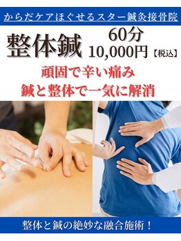 ほぐせる スター鍼灸接骨整体院 竹ノ塚 竹ノ塚東口駅前店/整体鍼コース