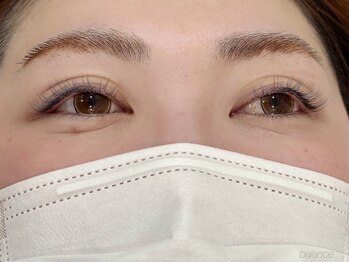 バランス 泉中央店(balance)/くすみブルーマツエク140本