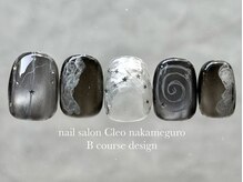 クレオ 中目黒店(Cleo)/ブラックニュアンスネイル