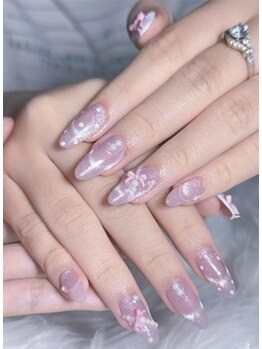 アミネイル ソウカ(Amynails-Soka)の写真/パーツ、シール、カラー豊富☆デザインに合った自分だけのお気に入りNali完成！【持ち込みデザイン￥6000】