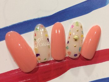 ネイルサロン リリオ(Nail Salon Ririo)/カラフルクラッシュシェル
