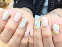 ネイルズ ララ(nails Lala)/ふんわりフラワーアート