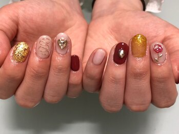 リリーヘブン(LILY HEAVEN)/春の薔薇アートネイル